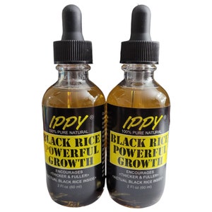 Black Rice Powerful Growth 2 oz Combo 2 Bottles.