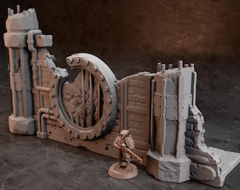 Gothic Ruins for Wargaming - 28mm 32mm - STL