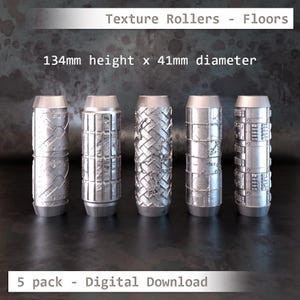 Texture Rollers - Floor Pack (5 pieces)