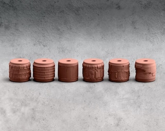 Mini Texture Rollers - Bricks Pack (6 pieces)