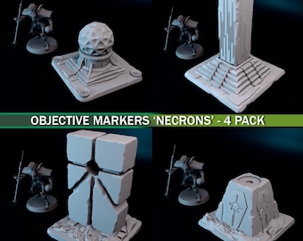Objective Markers - Necrons - 4 pack