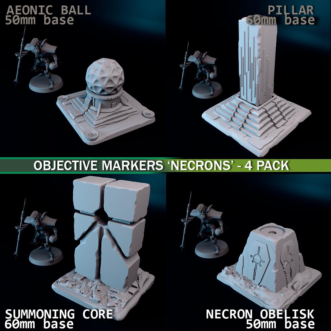 Tomb World Monument #1 - 28 mm Necron da tavolo terreno sparso stampa 3D