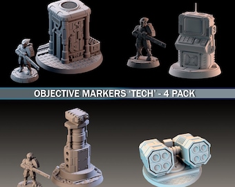 Objective Markers - Tech - 4 pack