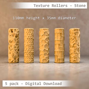 Texture Rollers - Stone Pack (5 pieces)
