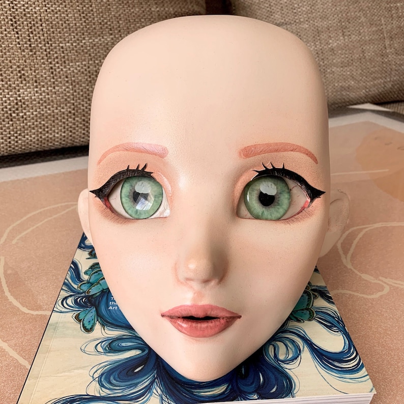 Kigurumi Mask.doll Head.full Head Helmet.anime Mask.kigurumi Etsy