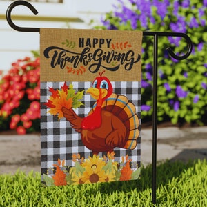 Happy Thanksgiving Garden Flag JPG