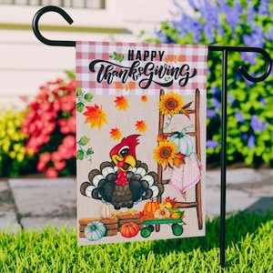 Happy Thanksgiving Garden Flag JPG