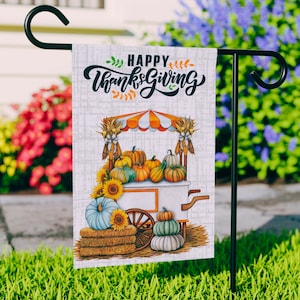 Happy Thanksgiving Garden Flag JPG