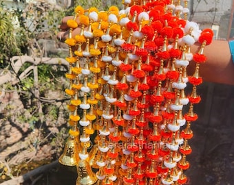 Ghirlanda Decorativa A Triangoli In Feltro 1,2 Mt – 10 Pezzi, Per Diwali, Matrimoni, Feste A Tema - 4