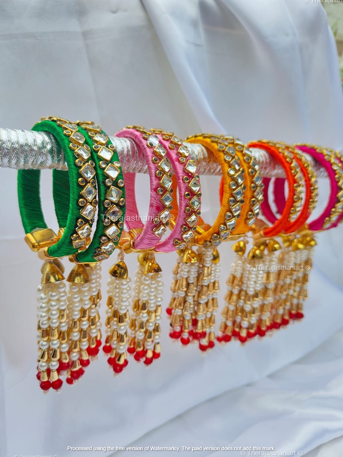 Bangles with latkan deals