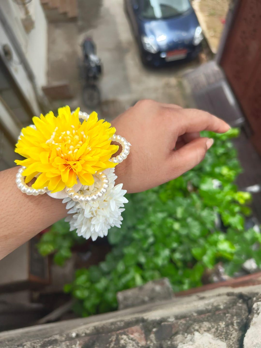 Artificial Jasmine Flower Gajra Hand Gajra Hair Gajra Haldi Jewelry artificial-jasmine-flower-gajra-hand-gajra-hair-gajra-haldi-jewelry