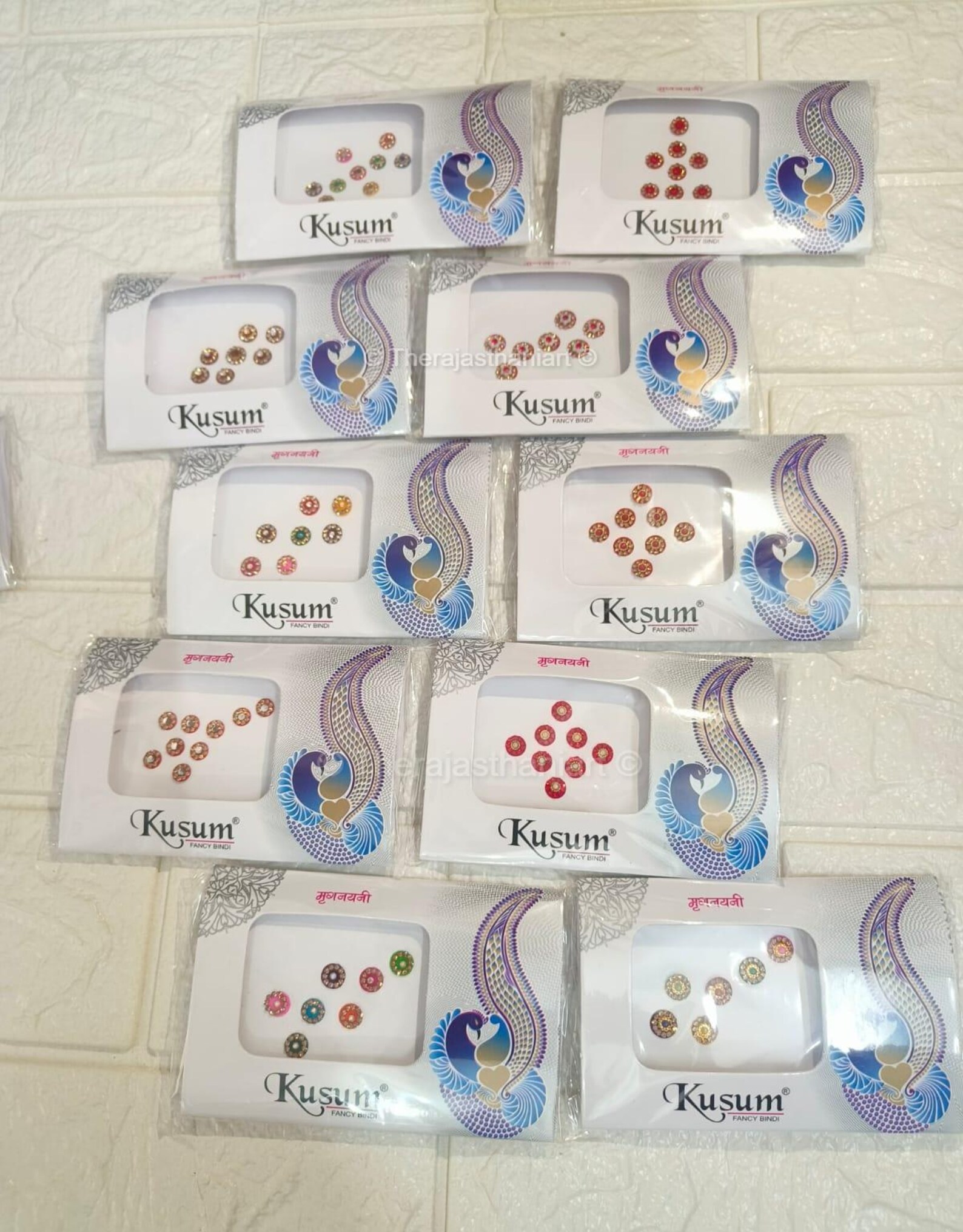 Multicolor Bindi Sticker Pack Round Bindis,face Jewels,assorted Bindis ...