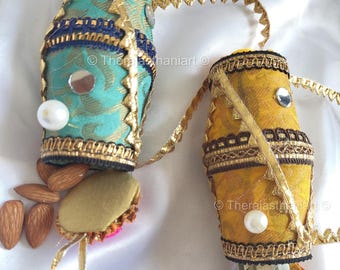 Decorative Dholki Shagun Box, Gift Box, Money Box, dry fruits, Jewelry, Wedding Favor Assorted Color Perfect Wedding Gifts,and Celebrations