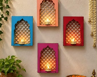 Indiase Jhrokha stijl muur hangen, handgemaakte Jharokhas, Diwali Decor Housewarming Henna Haldi Mehandi bruiloft decoratie elke gelegenheid.