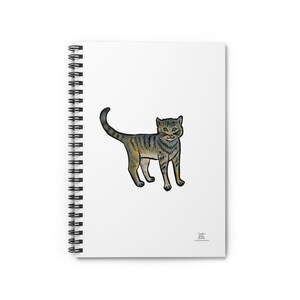 Cat Spiral Notebook - Ruled Line