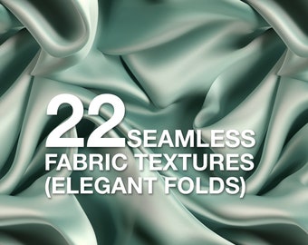 Elegante Falten Texturen (Seamless) | Satin, gestrickt, 3D Wellen, Photoshop Muster, PAT Datei, Fotografie PNG, kommerzielle Nutzung