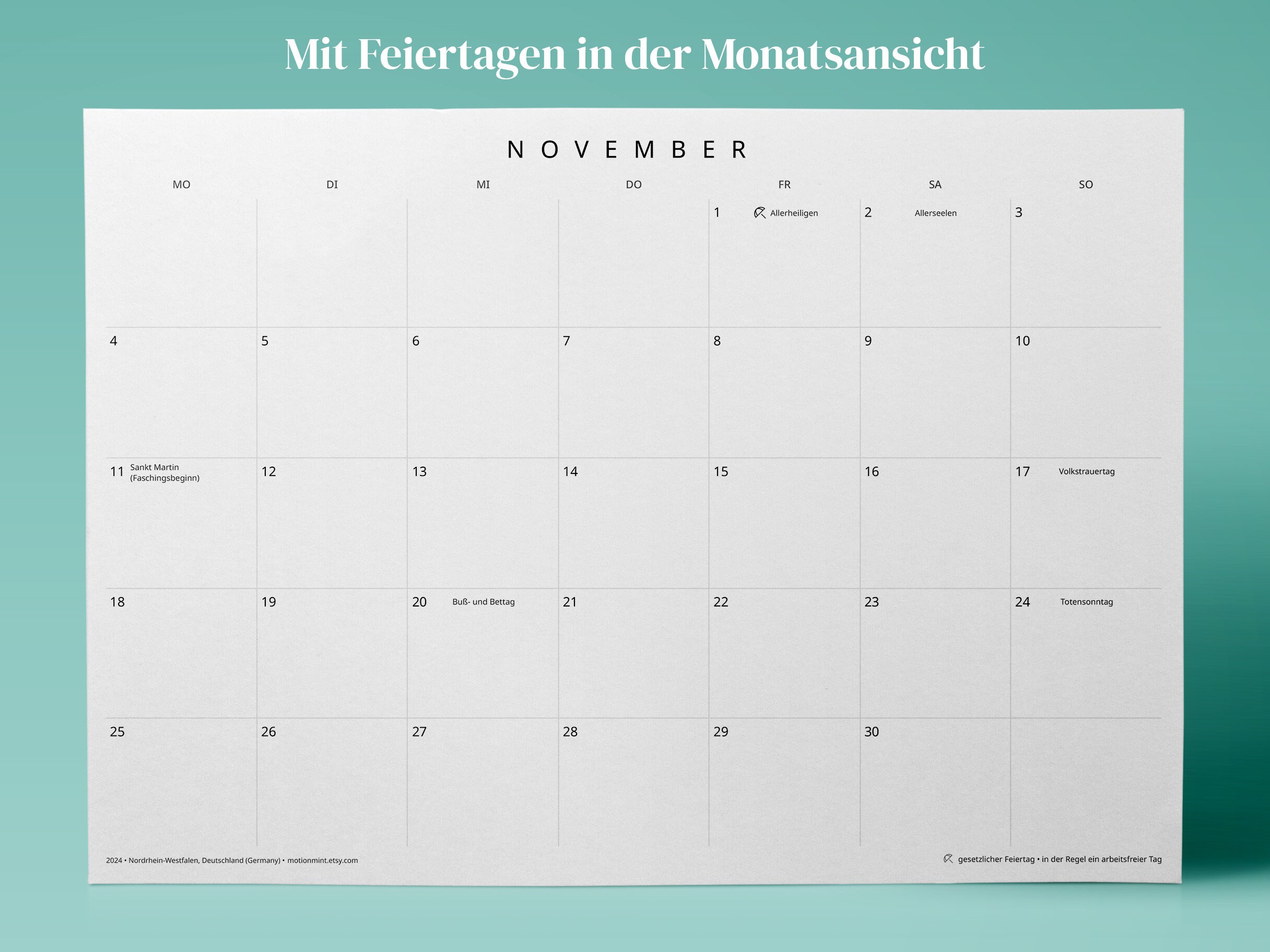 Kalender 2024 Mit Feiertagen Für Alle Bundesländer Und Regionen in 