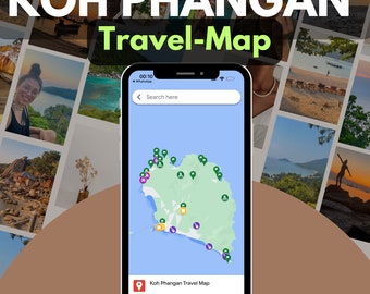 Koh Phangan Interactive Travel Map + 20 pages e-book - Koh Phangan, Thailand travel guide