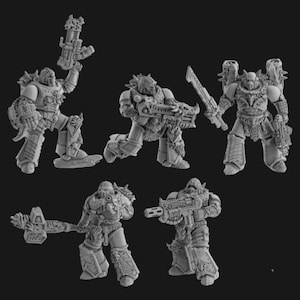 Socratis - Fire Lizard Warriors Order - x5 Assault Squad 32mm Bases by DakkaDakka