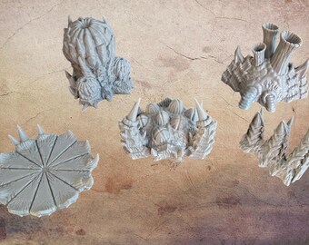 Alien Plants set 1. (selecteer in de vervolgkeuzelijst).