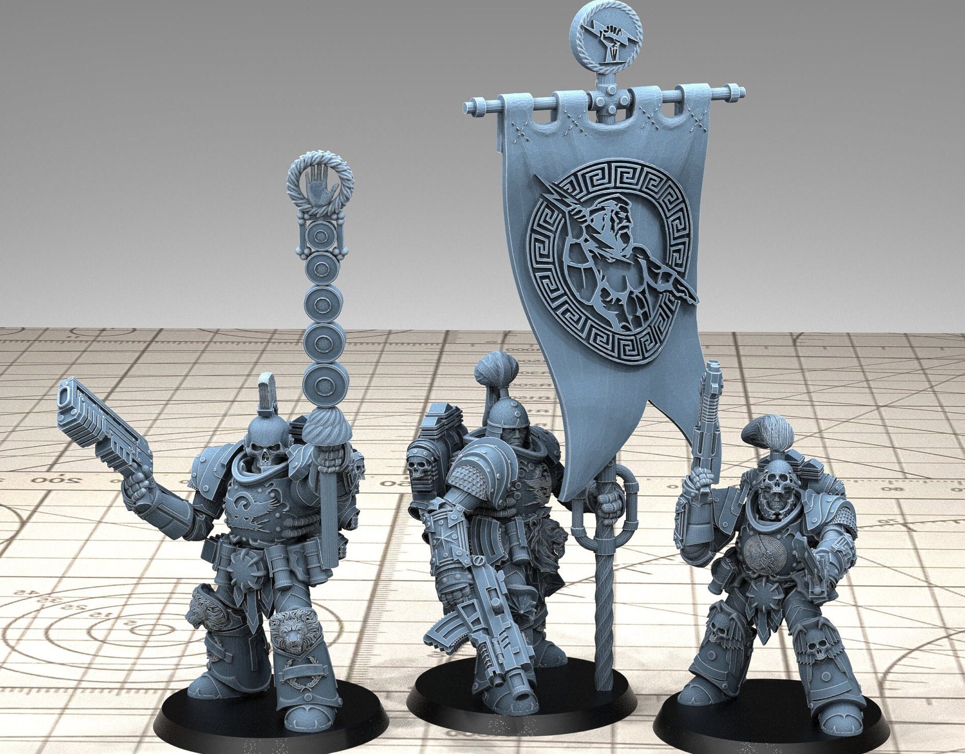 Thunder Warriors HQ Unit by GGW - Etsy