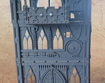 Paisaje de iglesia 3 capas.