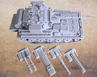 Scimitav FV107 met proxy-wapens.