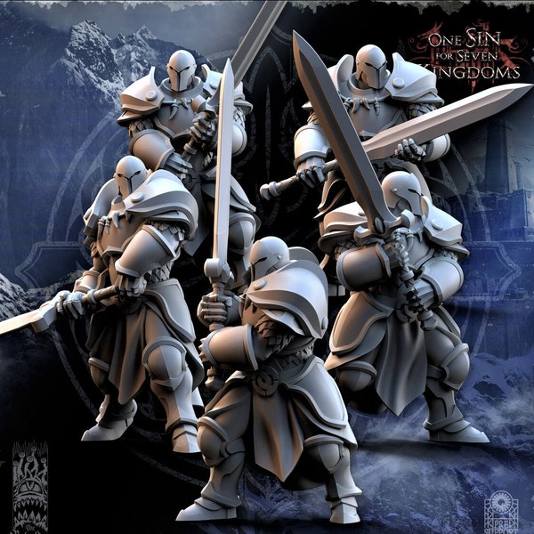 Stormwolves Sunderers - 2 Variations - dnd/fantasy war-gaming - The Beholder Miniatures ‧ 32mm