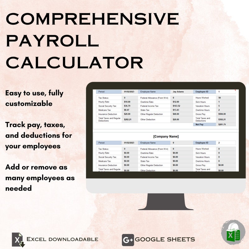 Paystubs Template Etsy Paystubs Template Etsy