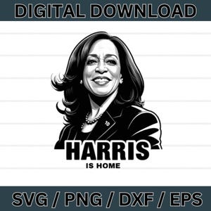 Kamala Harris 2024 Svg, Png | Harris Is Home 2024 | Kamala Harris Shirt Svg | Harris Tim Walz Png | Kamala Im Speaking | Vice President Svg