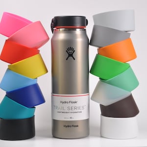 BottleButts™ Silicone Boot for Hydro Flask Lightweight Trail Series 32oz/40oz in MULTIPLE COLORS