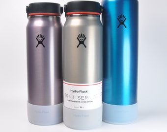 BottleButts™ Silicone Boot for Hydro Flask Lightweight Trail Series 32oz/40oz in CLEAR