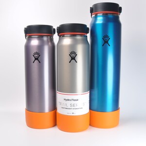 BottleButts™ Silicone Boot for Hydro Flask Lightweight Trail Series 32oz/40oz in ORANGE