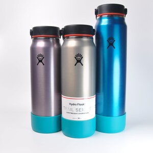 BottleButts™ Silicone Boot for Hydro Flask Lightweight Trail Series 32oz/40oz in TEAL BLUE