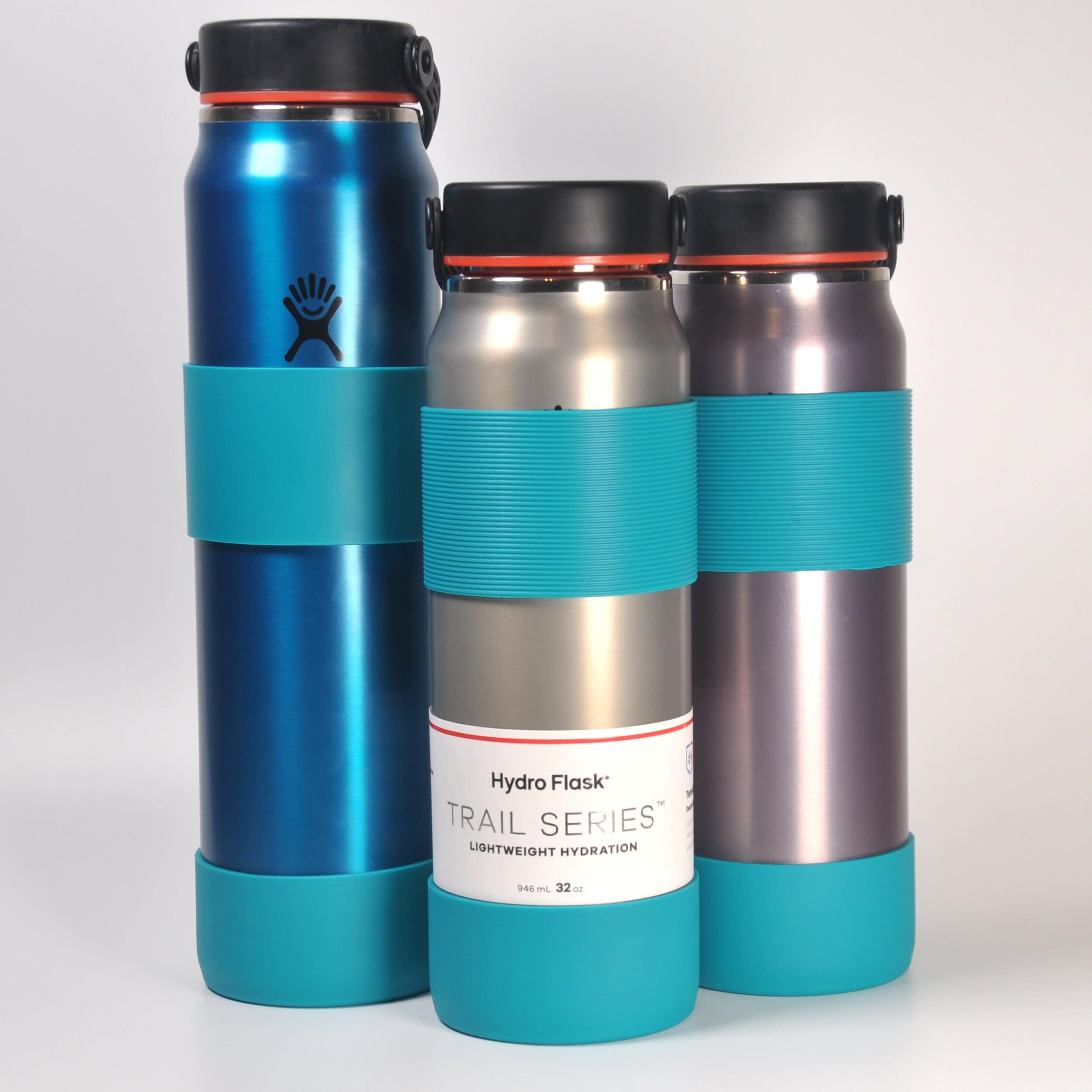 BottleButts™ Protection Pack for Hydro Flask Lightweight Trail Series 32oz/40oz in TEAL
