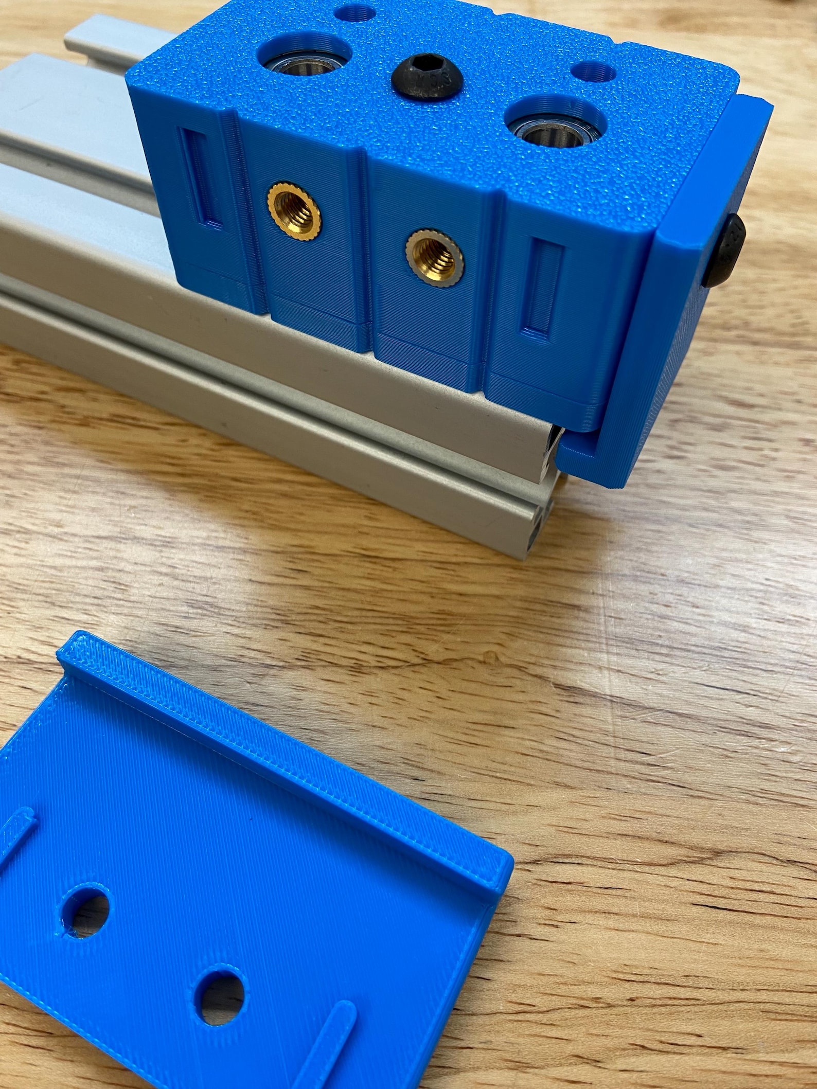 8020 40 Series 4080 (2 Hole) Drill Guide 5mm-13mm Access Hole Drill ...