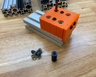 8020 15series 3030 ( 4-Hole) Access Hole Drill Guide. 1515 1530 Aluminum Extrusion (5mm-13mm) Drill Guide. 8020 Drill Guide. T-NUTZ.