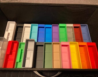 Gridfinity Light Bins 1x3 25/32mm small parts organizer bins screw bin organizer