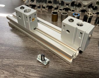 8020 20series 6mm slot (1-Hole) Drill Guide 2020 4mm-12mm Access Holes for 20series Aluminum Extrusion. 8020 Drill Jig. T-NUTZ.