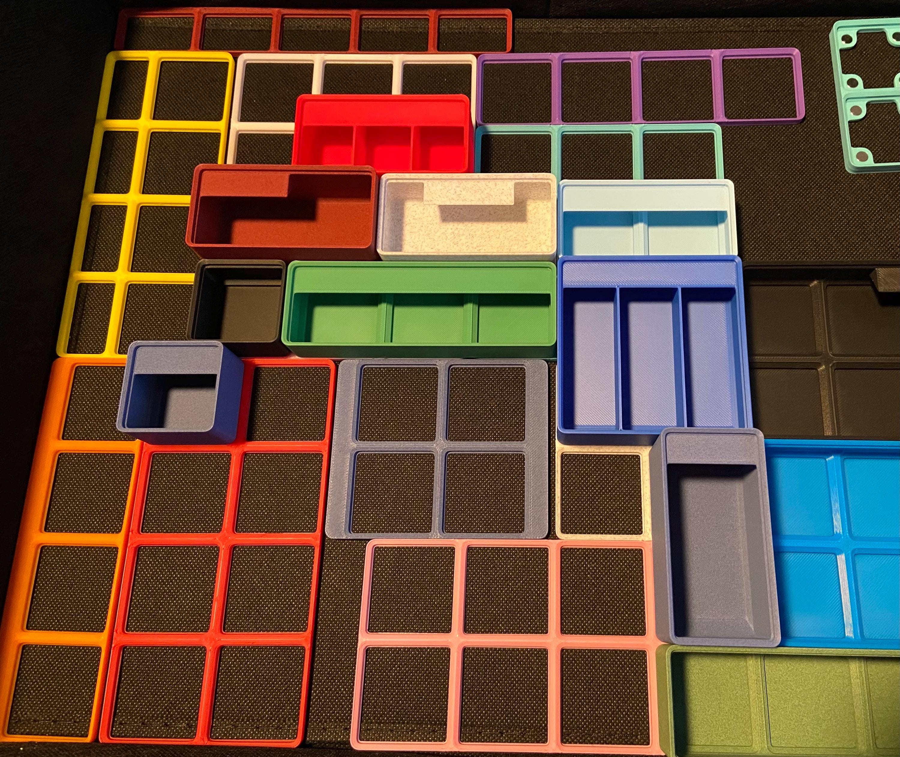 Gridfinity Light Baseplates 23 colors (Custom Sizes Available) Gridfinity Grid