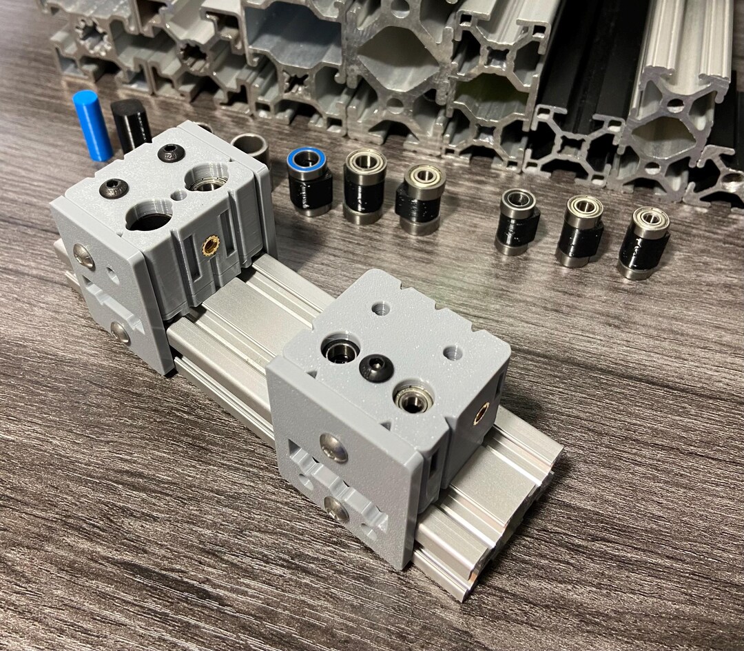 8020 20series V-slot (2-hole) Drill Guide 2040 4mm-12mm Access Holes ...