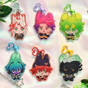 HEARTSTEEL League of Legends Double sided Keychain and Lanyard charms!! Yone, Ezreal, Kayn, Aphelios, Sett and K&#39;sante