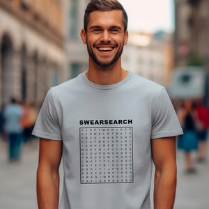 Funny tshirt rude words tshirt gift puzzle tshirt swear words - Mens clothing