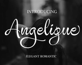 Elegant Script Font, Beautiful Font, Wedding Fonts, Cursive Font, Handwriting Font, Romantic Font, Modern Script Font, Calligraphy, Fonts