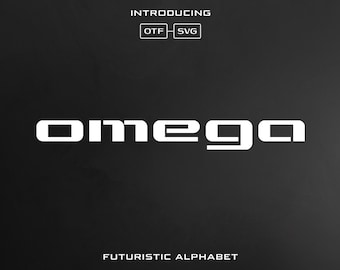Ultra Wide Font, Logo Font, Bold Font, Modern Font, Fonts for Cricut, Futuristic Font, Premium Font, Branding Font, Display Font, SVG Fonts