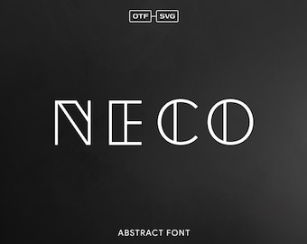 Abstract Font, Thin Font, Geometric Font, Modern Font, Minimal Fonts, Sans Font, Logo Font, SVG Font, Fonts