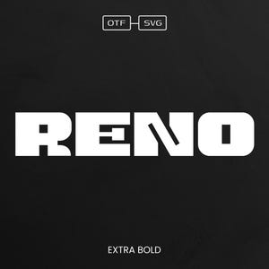 Reno Font, Bold Font, Cute Font, Block Font, Teacher Font, Goodnotes Font, Extra Bold Typography, Bubbly Font, Boho Font, Thick Font, Fonts