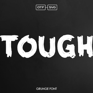 Grunge Font, Brush Font, Textured Font, Handwritten Font, Sublimation Font, Display Font, Retro Font, Casual Font, Brush Lettering, SVG Font