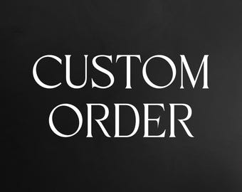 Custom Name Font Design - Made To Order