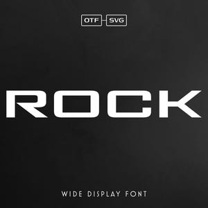 Wide Futuristic Display Font, Bold Font, Logo Font, Headline Font, Modern Font, Premium Font, Font For Design, Technology Font, SVG Fonts